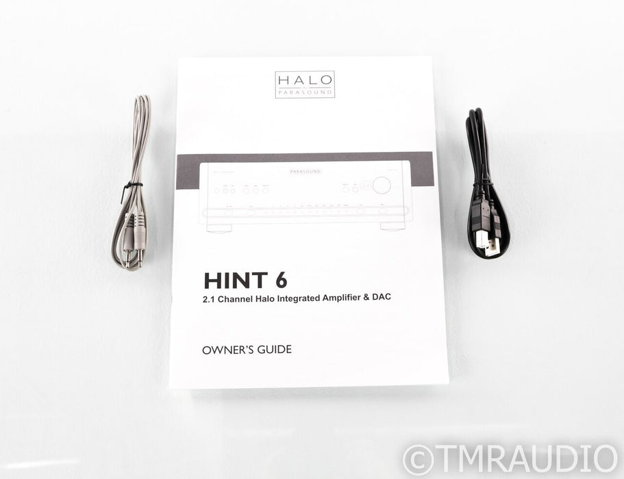 Parasound Halo Hint 6 Stereo Integrated Amplifier; MM / MC Phono; Remote