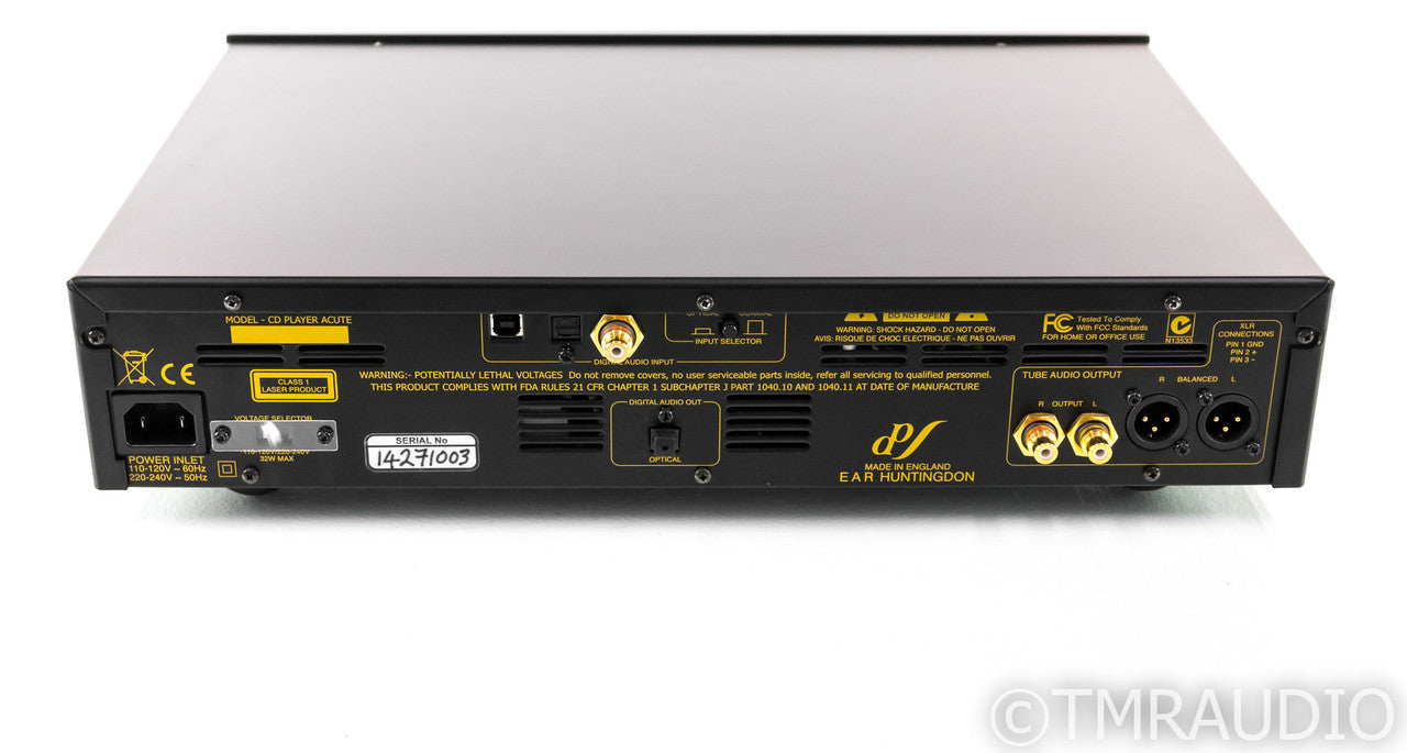 EAR Acute III Tube CD Player / DAC; Yoshino; 3+; Remote (No USB)