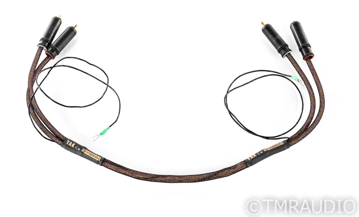 Kimber Kable TAK Cu RCA Phono Cables; 0.5m Pair Interconnects