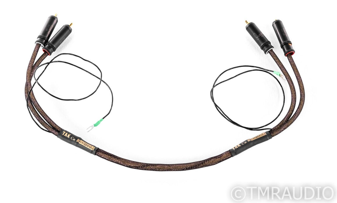Kimber Kable TAK Cu RCA Phono Cables; 0.5m Pair Interconnects
