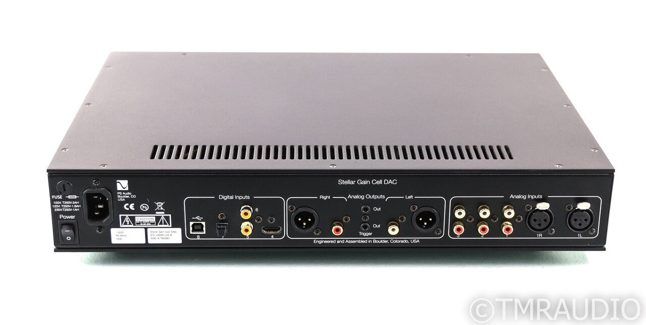 PS Audio Stellar Gain Cell DAC; Preamplifier; Black; Remote (Used)