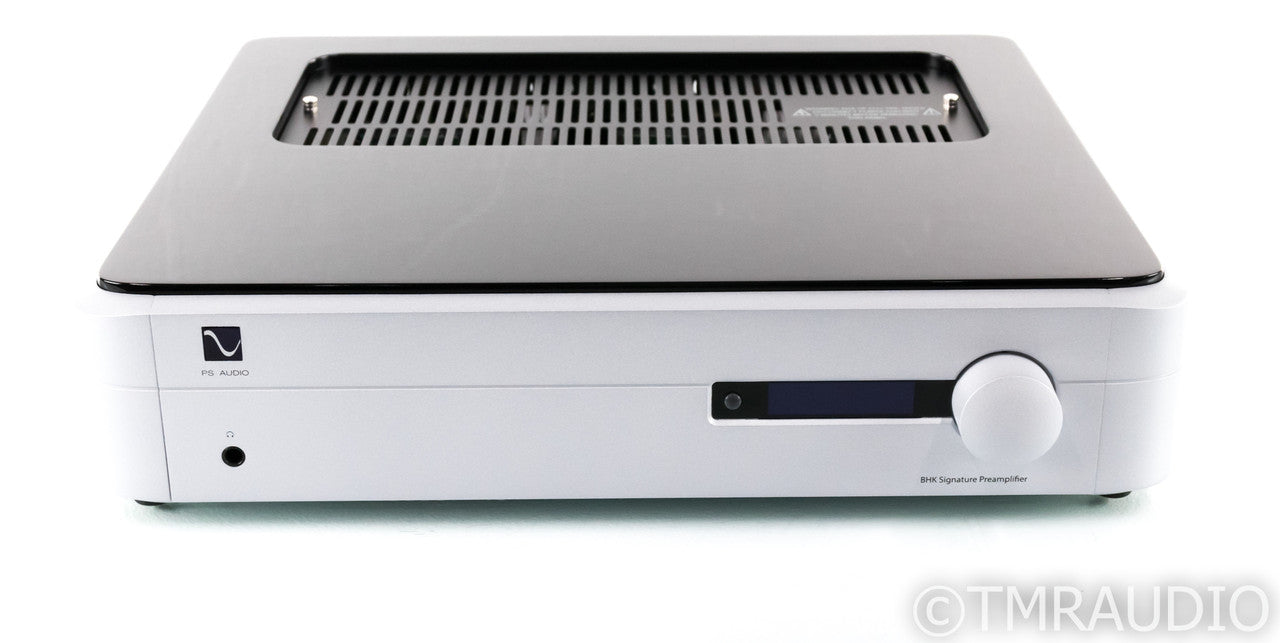 PS Audio BHK Signature Stereo Tube Hybrid Preamplifier; Silver; Remote (Used)