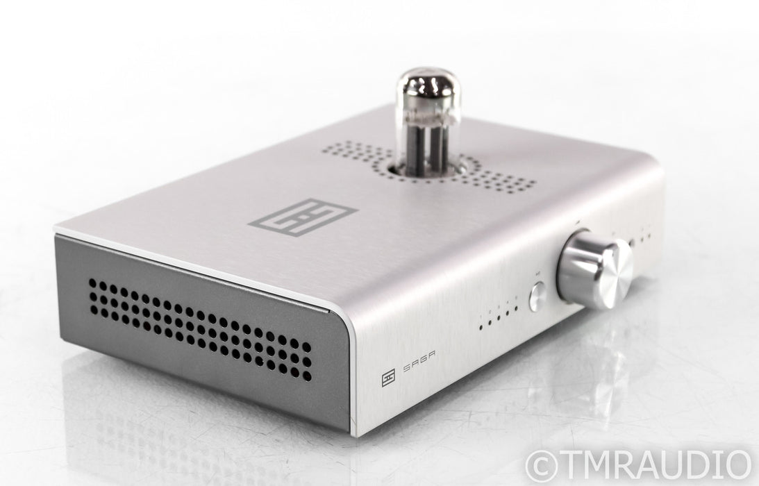 Schiit Saga+ Stereo Hybrid Tube Preamplifier; Silver; Remote