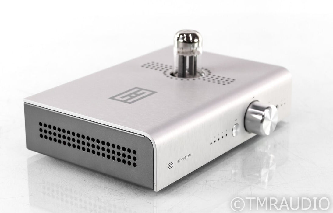 Schiit Saga+ Stereo Hybrid Tube Preamplifier; Silver; Remote