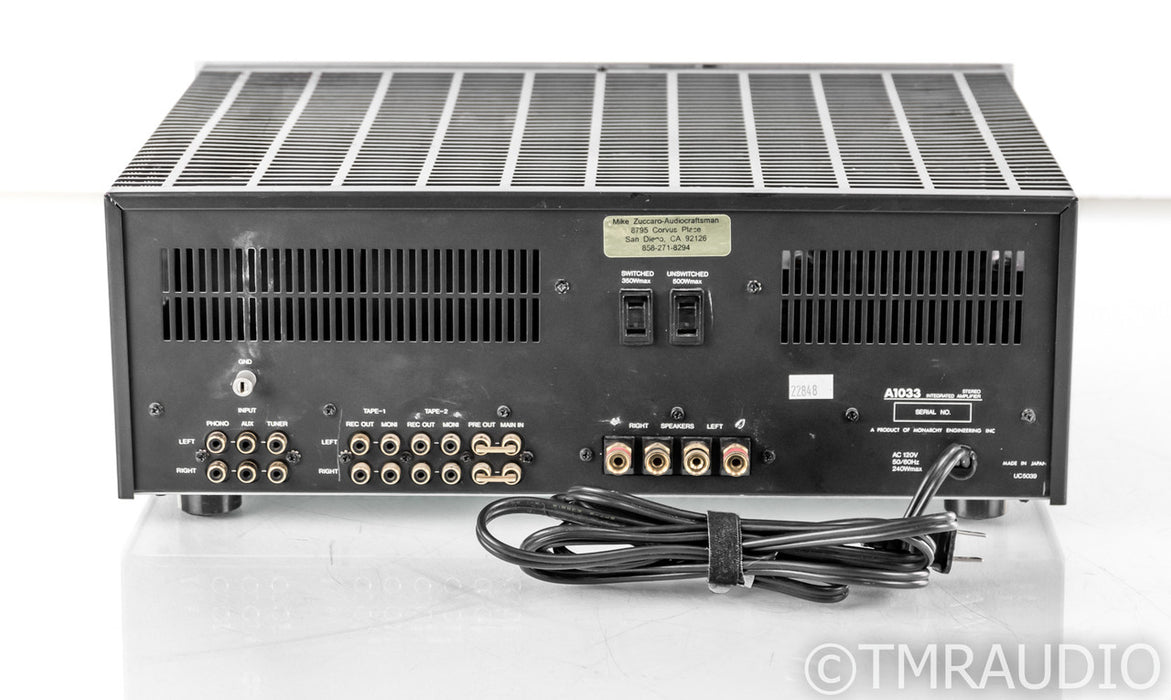 Fujitech A1033 Stereo Tube Integrated Amplifier; MM Phono; Luxman LX33