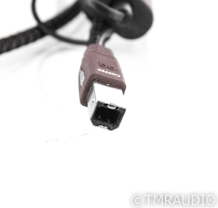 AudioQuest Coffee USB Cable; 1.5m Digital Interconnect; 72v DBS (No Batteries) (1/2)