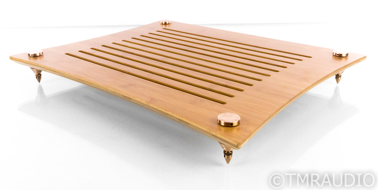 Quadraspire SVT Component Stand; Amp Stand; Bamboo; Bronze Upgrade