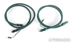 AudioQuest Jaguar RCA Cables; 1m Pair Interconnects (No DBS Bricks)