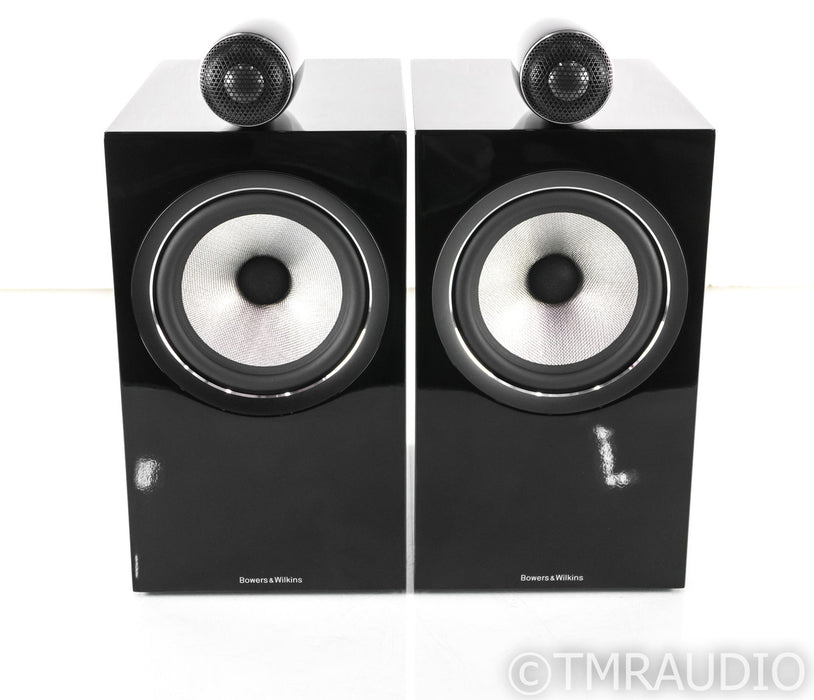 B&W 705 S2 Bookshelf Speakers; Gloss Black Pair; 705S2