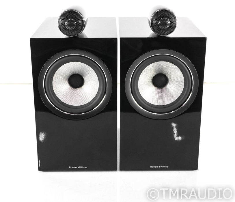 B&W 705 S2 Bookshelf Speakers; Gloss Black Pair; 705S2