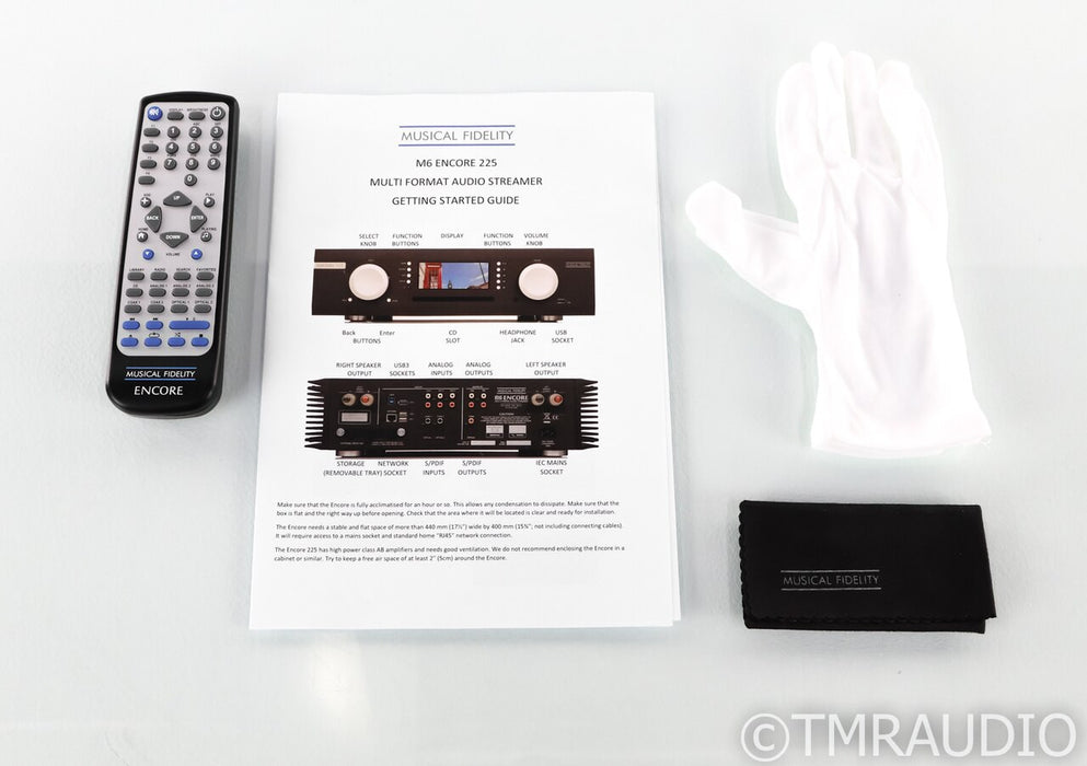 Musical Fidelity M6 Encore 225 Integrated Amplifier / Streamer; DAC; 1TB HDD