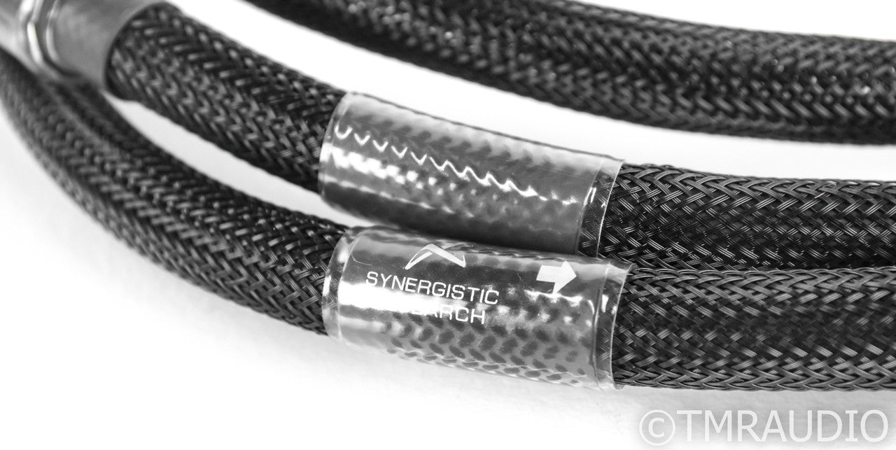 Synergistic Research UEF Black Power Cable; 7ft AC Cord