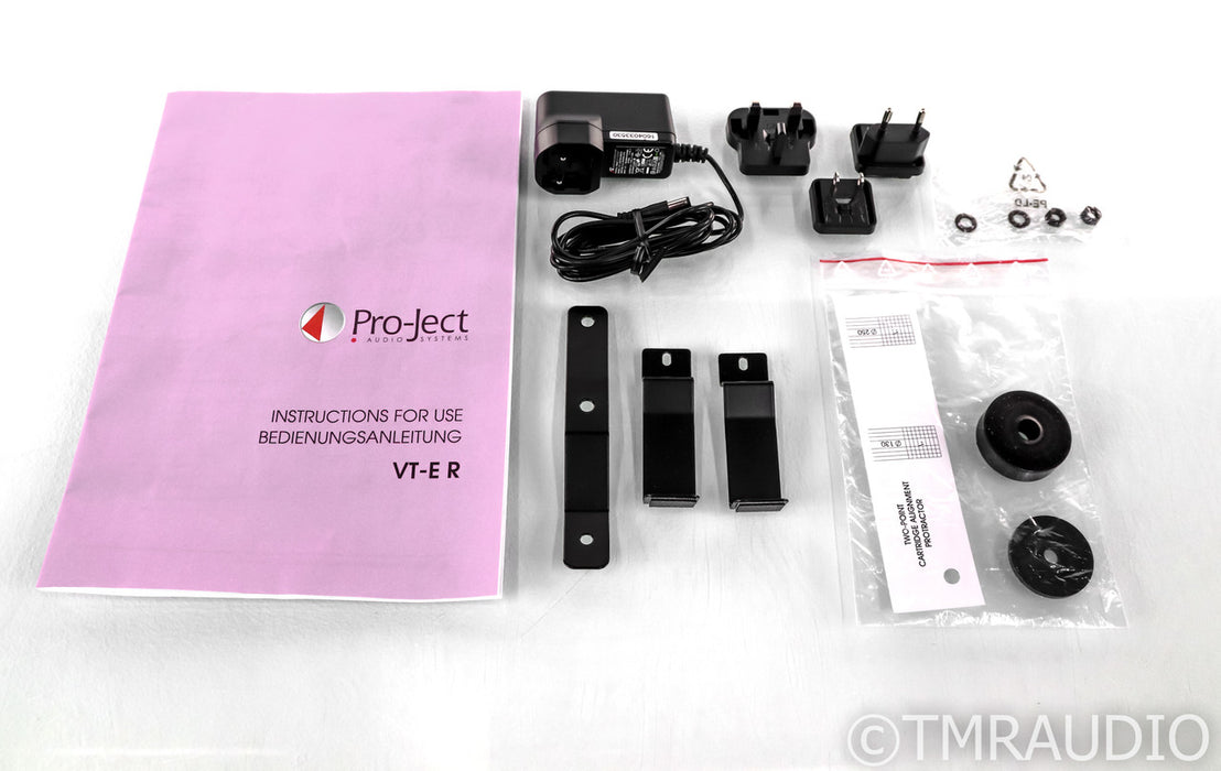 Pro-Ject VT-E R Vertical Belt Drive Turntable; VTE; Ortofon OM-5E MM Cartridge