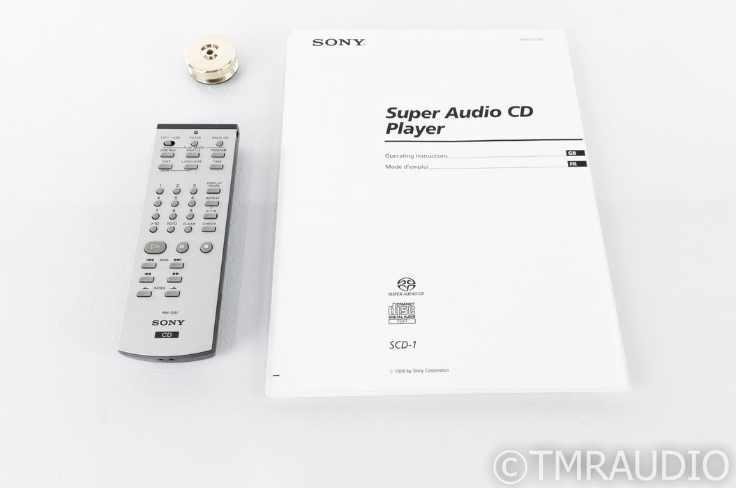 Sony SCD-1 SACD / CD Player; SCD1; Modified; AS-IS (Does Not Read Disks)