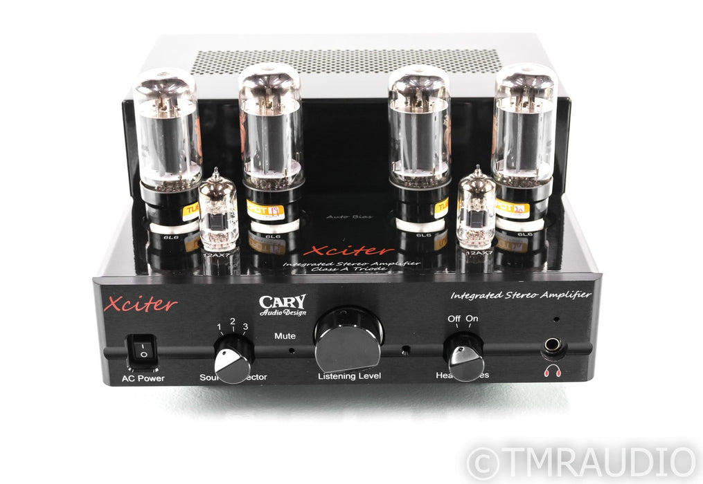 Cary Audio Xciter Stereo Integrated Tube Amplifier; Remote; Upgraded; New Tubes