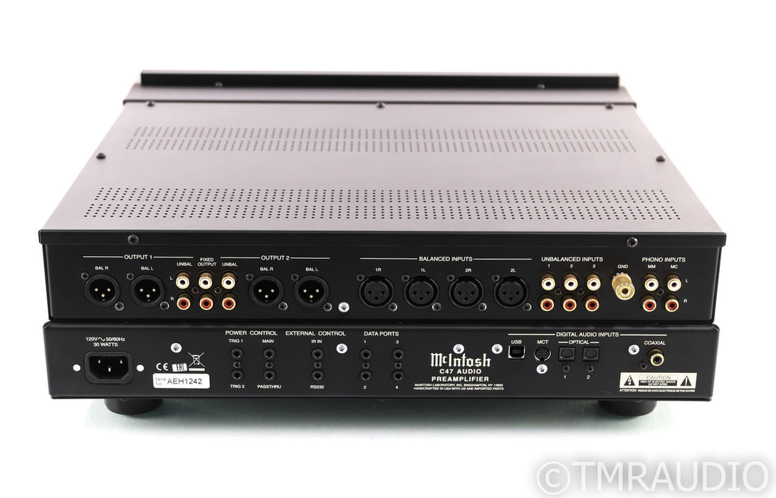 McIntosh C47 Stereo Preamplifier / DAC; C-47; Remote; MM / MC Phono