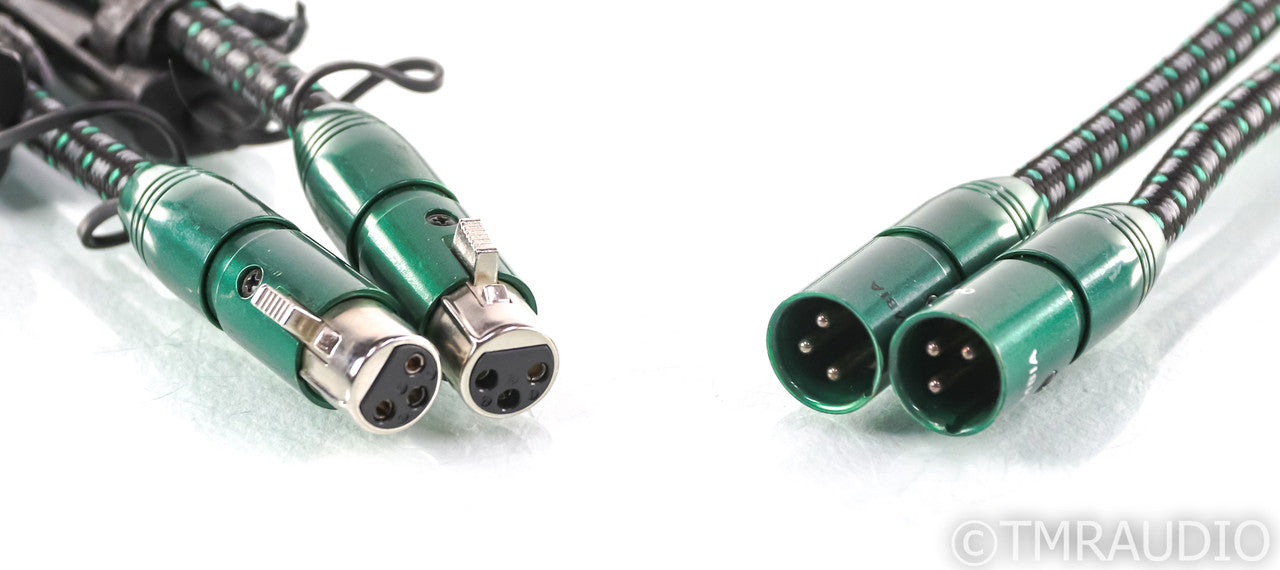 AudioQuest Columbia XLR Cables; 1m Pair Balanced Interconnects; 72v DBS