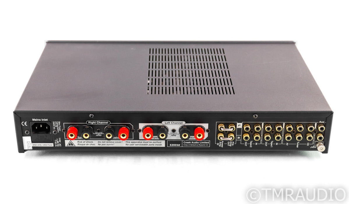 Creek 5350SE Stereo Integrated Amplifier; Silver (No Remote)
