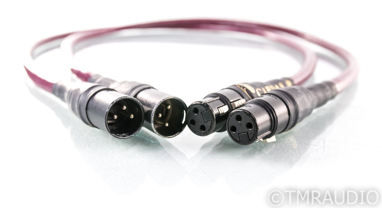 Cardas Golden Cross XLR Cables; 1m Pair Balanced Interconnects
