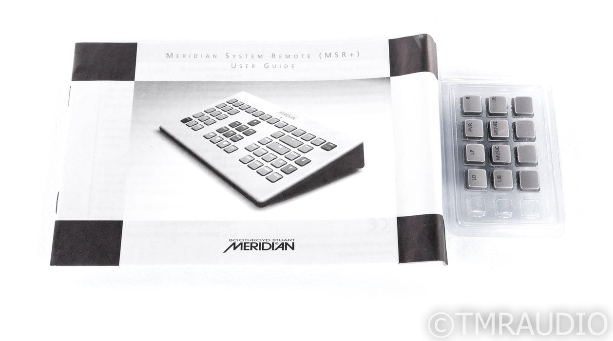Meridian MSR+ Home Theater System Remote; Silver