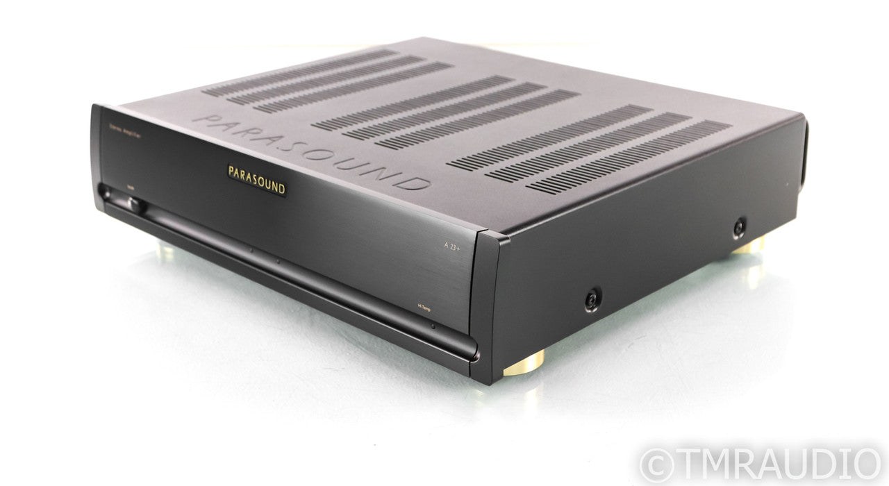 Parasound Halo A 23+ Stereo Power Amplifier; A23+; Black