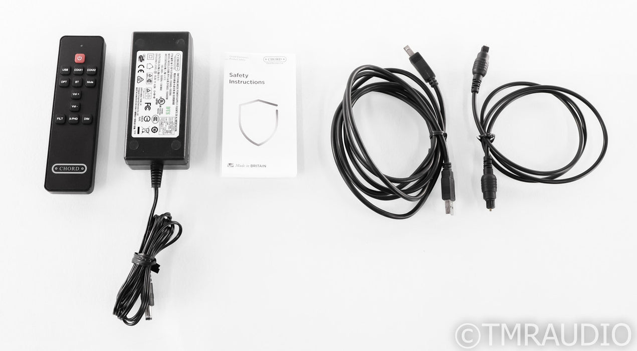 Chord Electronics Hugo TT2 DAC / Headphone Amplifier; Silver; Remote