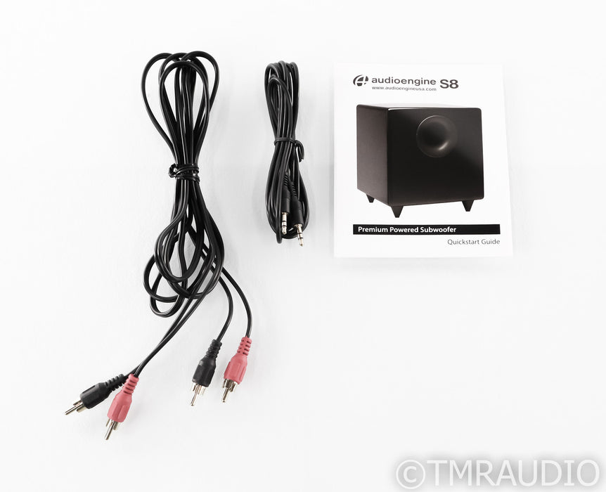 Audioengine S8 8" Powered Subwoofer; Satin Black; S-8