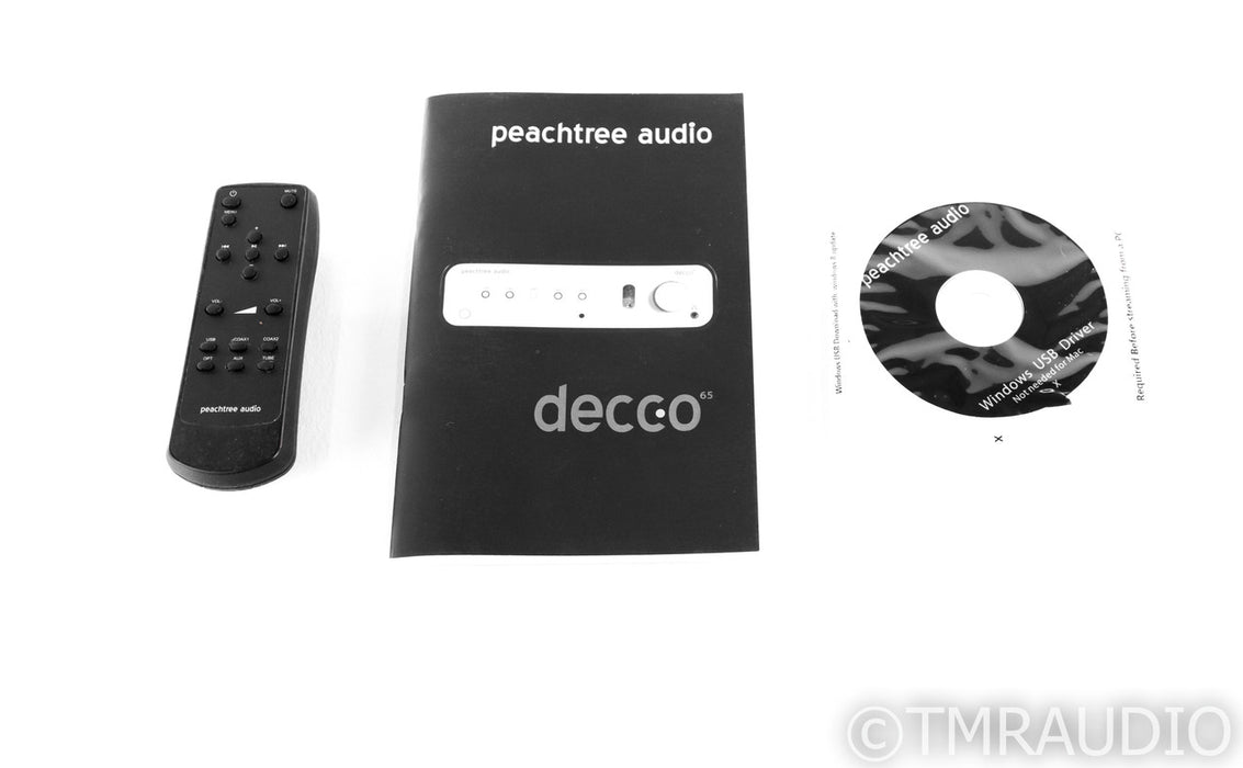 Peachtree Decco 65 Stereo Tube Hybrid Integrated Amplifier; Rosewood; Remote