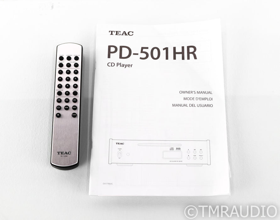 Teac PD-501HR CD Player; PD501HR; Remote