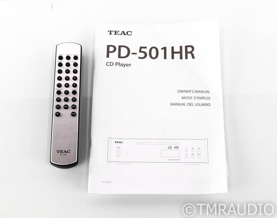 Teac PD-501HR CD Player; PD501HR; Remote