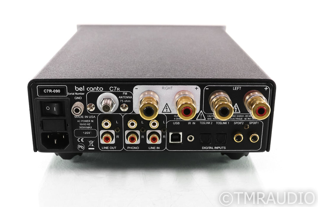 Bel Canto C7R Stereo Integrated Amplifier; C7-R; DAC; FM Tuner; Remote
