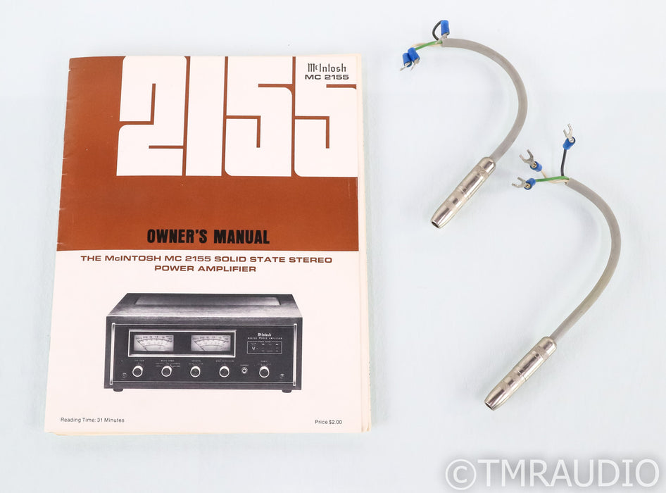McIntosh MC2155 Vintage Stereo Power Amplifier; MC-2155; Factory Box