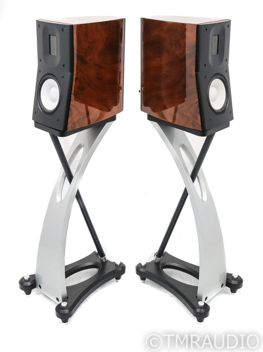 Raidho C 1.1 Bookshelf Speakers; C1.1; Walnut Pair w/ Stands
