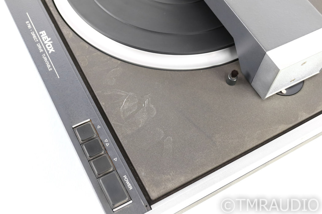Revox B790 Vintage Tangential Tracking Turntable; B&O MMC20EN MC Cartridge