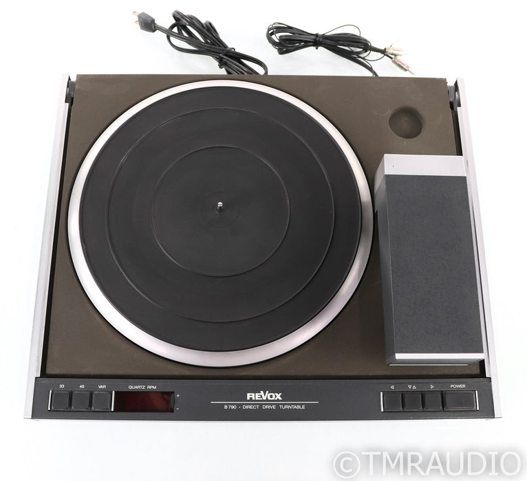 Revox B790 Vintage Tangential Tracking Turntable; B&O MMC20EN MC Cartridge; B&O MMC20EN MC Cartridge