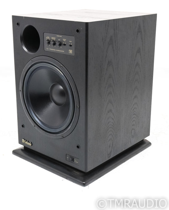 McIntosh SL-1 12" Powered Subwoofer; SL1; Black Ash