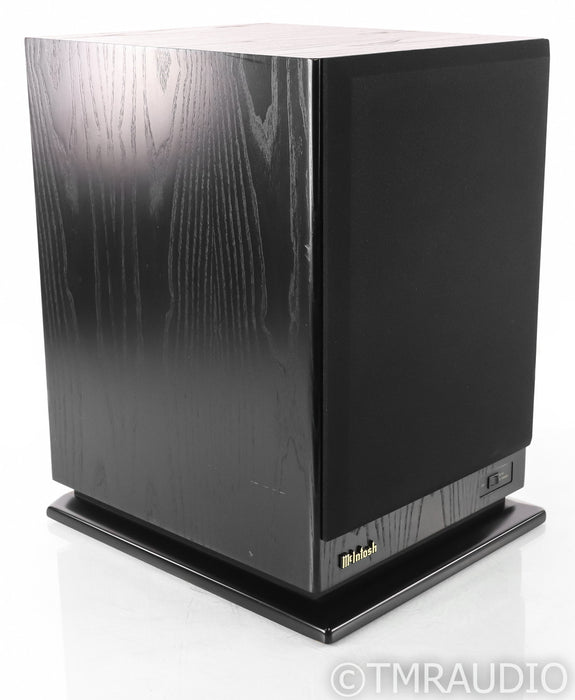 McIntosh SL-1 12" Powered Subwoofer; SL1; Black Ash; AS-IS (Broken Driver)