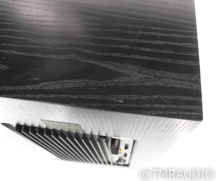 McIntosh SL-1 12" Powered Subwoofer; SL1; Black Ash; AS-IS (Broken Driver)