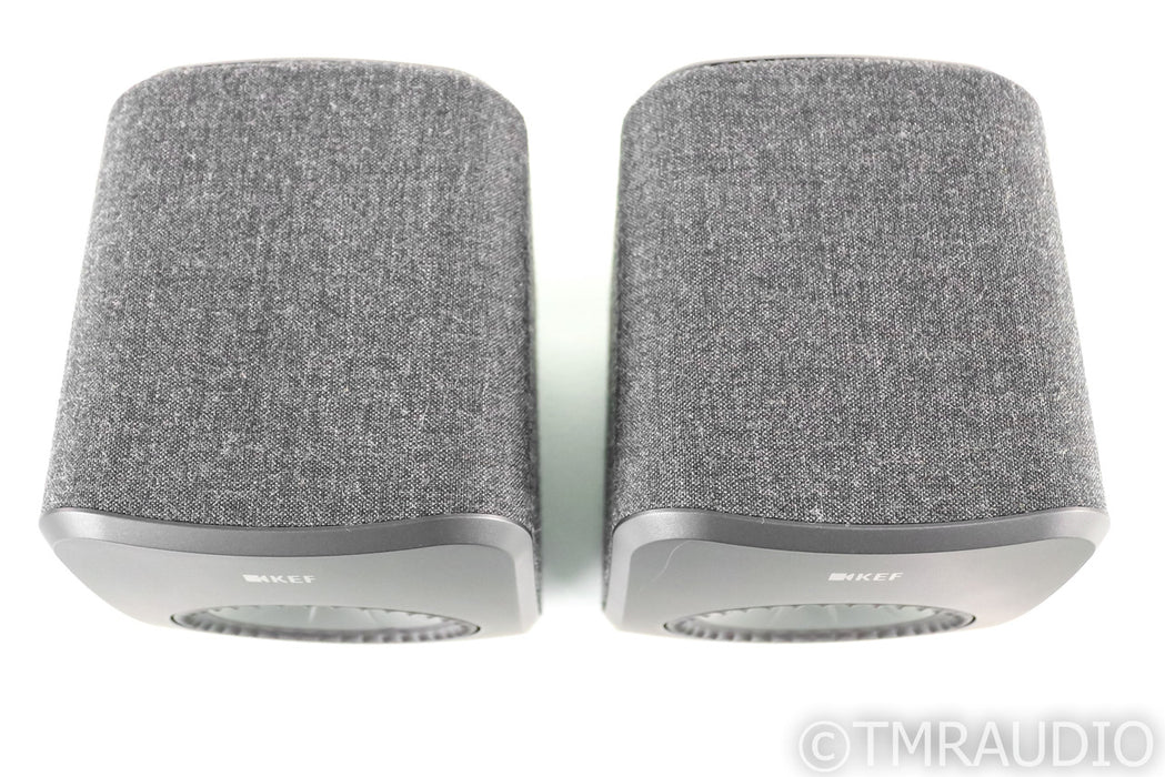 KEF LSX Wireless Powered Bookshelf Speakers; LS-X; Kvadrat Fabric Pair