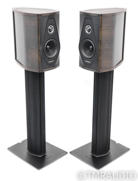 Sonus Faber Olympica I Bookshelf Speakers; Wenge Pair w/ Stands