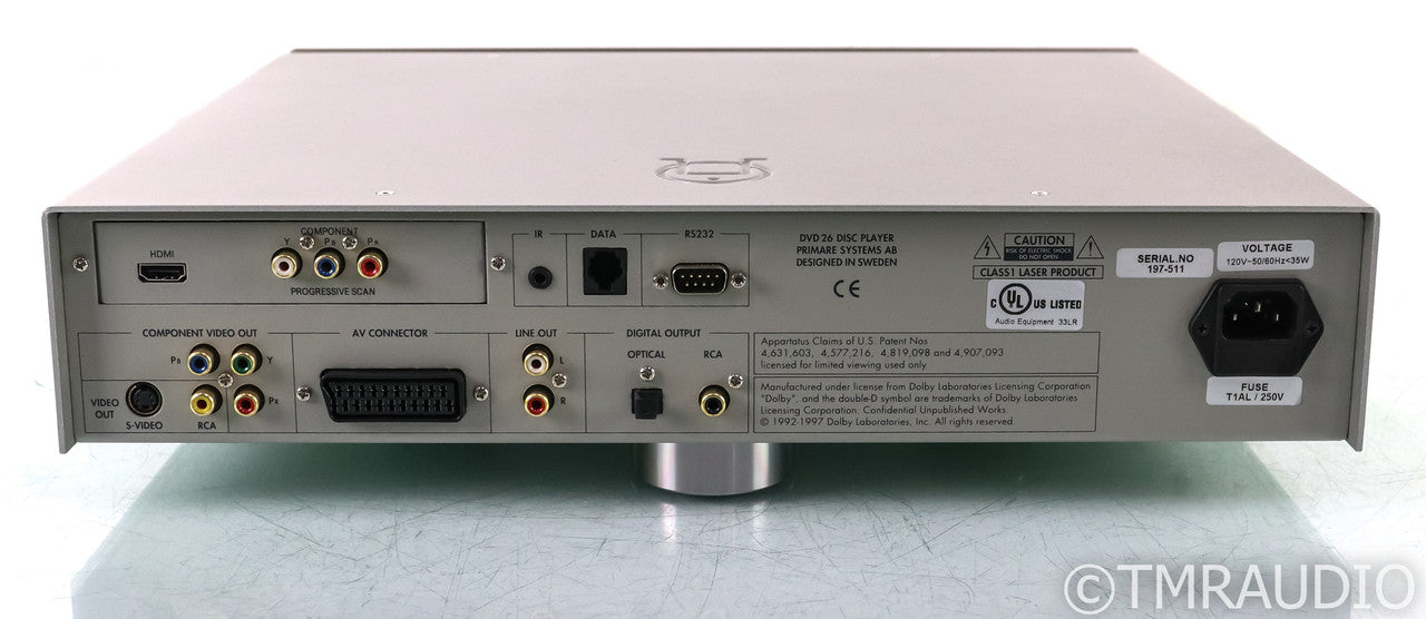 Primare DVD26 CD / DVD Player; DVD-26; Remote