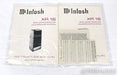 McIntosh XR-16 Vintage Floorstanding Speakers; Walnut Pair; XR16 (New Surrounds)
