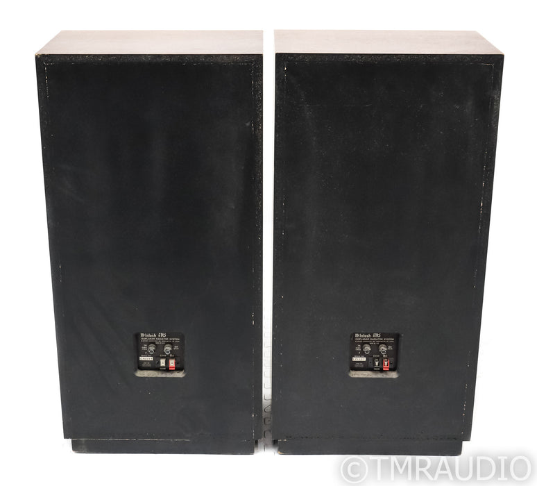 McIntosh XR-16 Vintage Floorstanding Speakers; Walnut Pair; XR16 (New Surrounds)