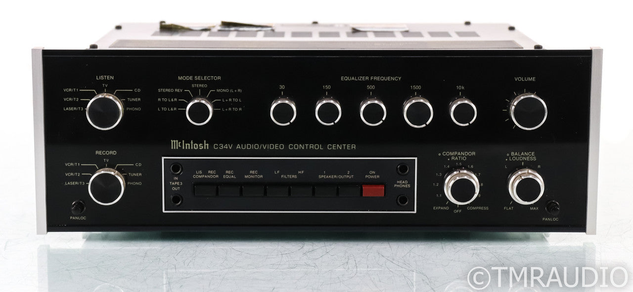 McIntosh C34V Vintage Stereo Preamplifier; C34-V; A/V Control Center; C34-V; A/V Control Center