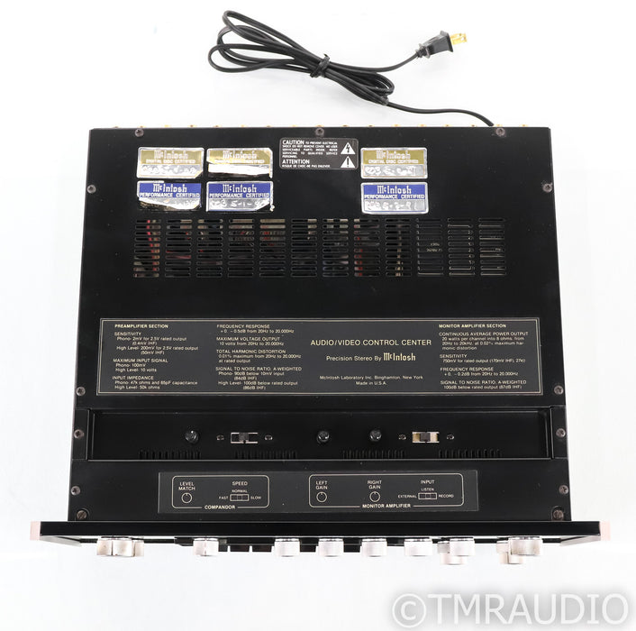 McIntosh C34V Vintage Stereo Preamplifier; C34-V; A/V Control Center; C34-V; A/V Control Center