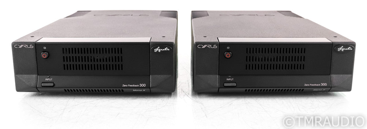 Cyrus Audio Mono X 300 Signature Mono Power Amplifier; Black Pair (B-Stock)