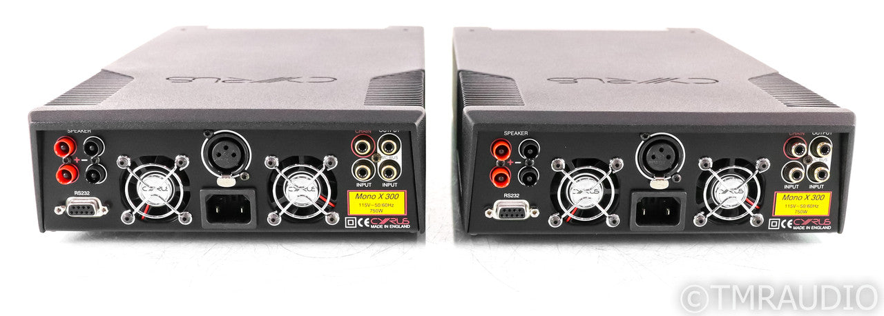 Cyrus Audio Mono X 300 Signature Mono Power Amplifier; Black Pair (B-Stock)