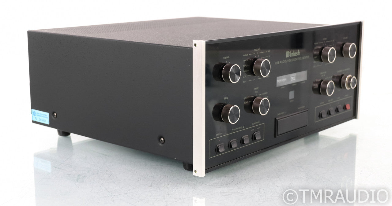 McIntosh C39 5.1 Channel Home Theater Processor; C-39; Remote; MM Phono