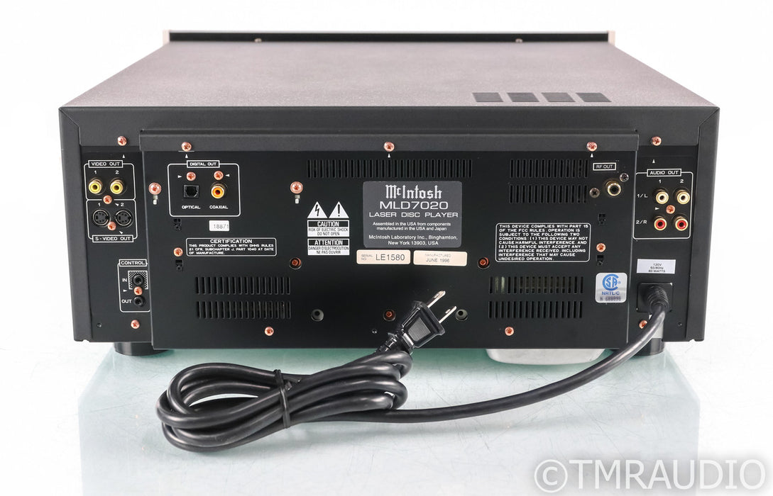 McIntosh MLD7020 Laser Disc / CD Player; Remote AS-IS (No Playback); Remote AS-IS (No Playback)