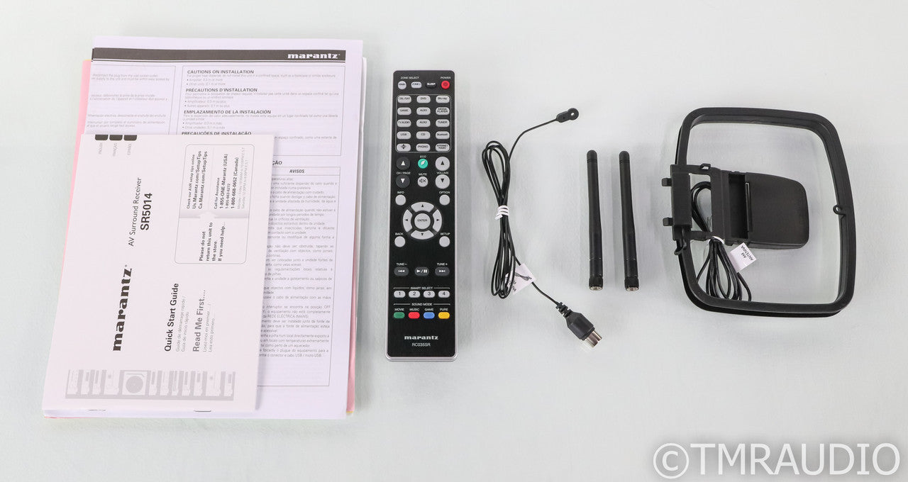 Marantz SR5014 7.2 Channel Home Theater Receiver; SR-5014; Remote; 4K HD